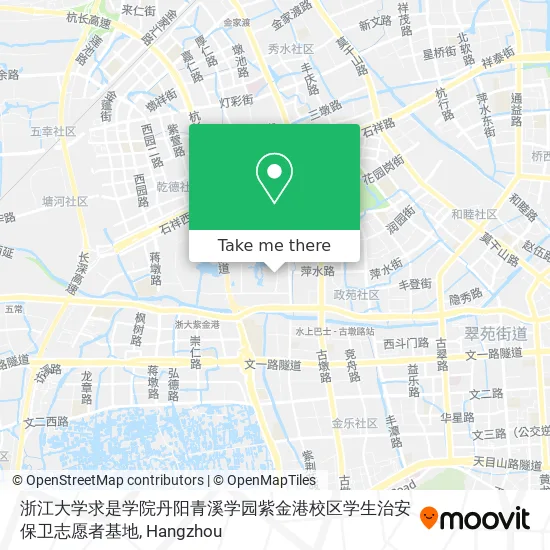 浙江大学求是学院丹阳青溪学园紫金港校区学生治安保卫志愿者基地 map