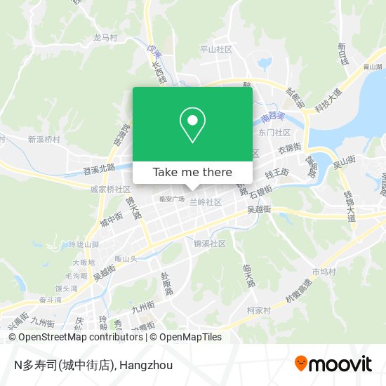 N多寿司(城中街店) map