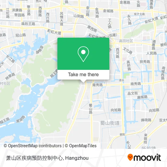 萧山区疾病预防控制中心 map