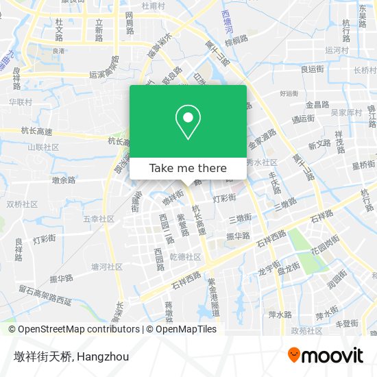 墩祥街天桥 map