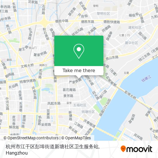杭州市江干区彭埠街道新塘社区卫生服务站 map