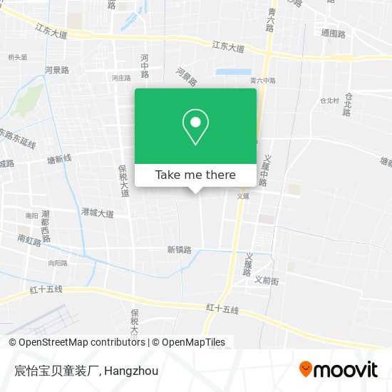 宸怡宝贝童装厂 map