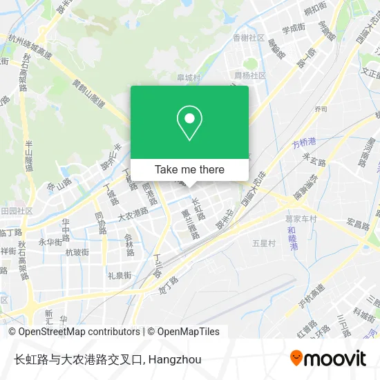 长虹路与大农港路交叉口 map