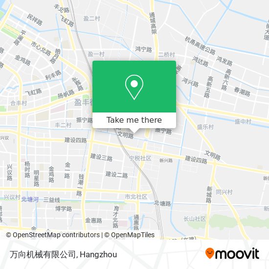 万向机械有限公司 map