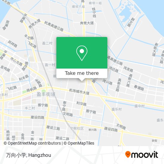 万向小学 map