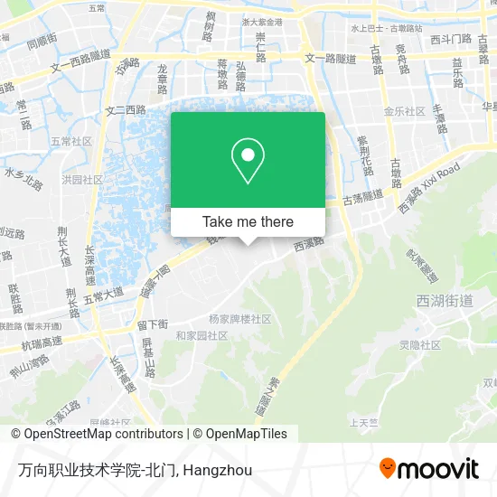 万向职业技术学院-北门 map