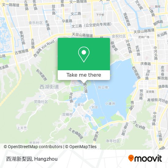 西湖新梨园 map