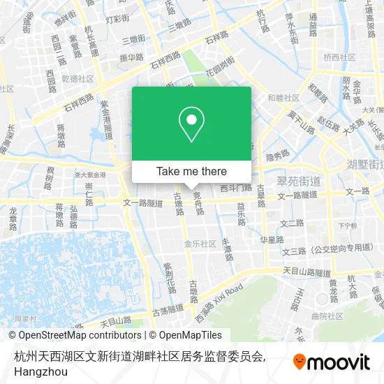 杭州天西湖区文新街道湖畔社区居务监督委员会 map