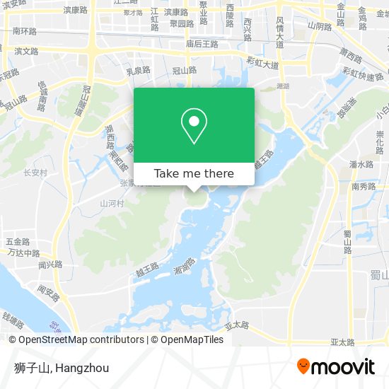 狮子山 map
