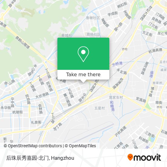 后珠辰秀嘉园-北门 map