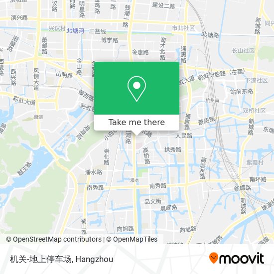 机关-地上停车场 map