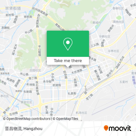 晋昌物流 map