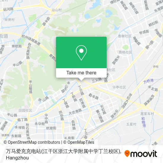 万马爱充充电站(江干区浙江大学附属中学丁兰校区) map