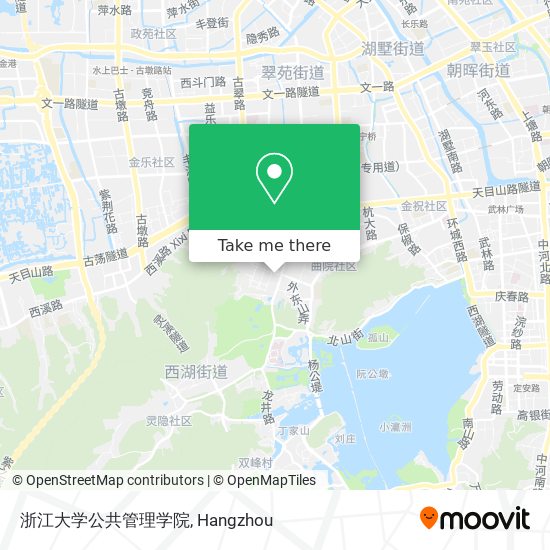 浙江大学公共管理学院 map