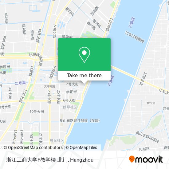 浙江工商大学F教学楼-北门 map