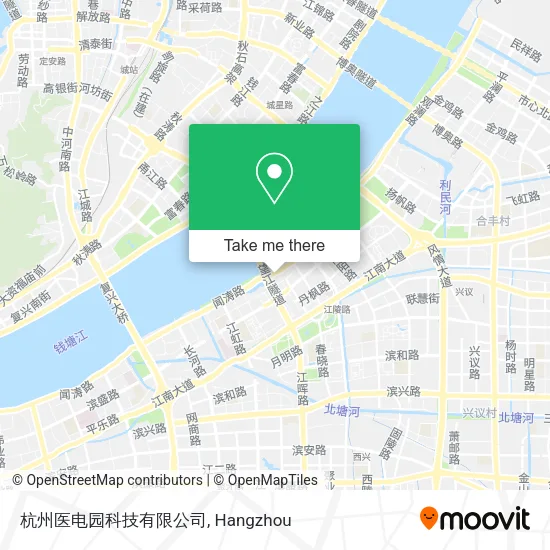 杭州医电园科技有限公司 map