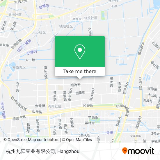 杭州九阳豆业有限公司 map