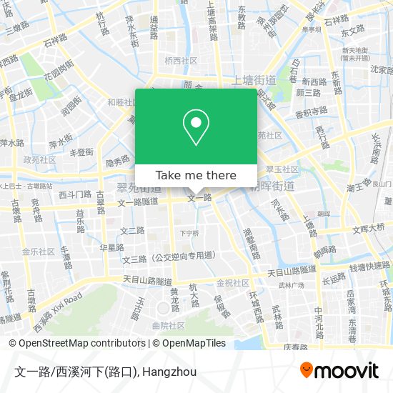 文一路/西溪河下(路口) map