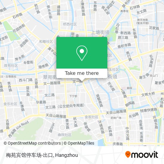 梅苑宾馆停车场-出口 map