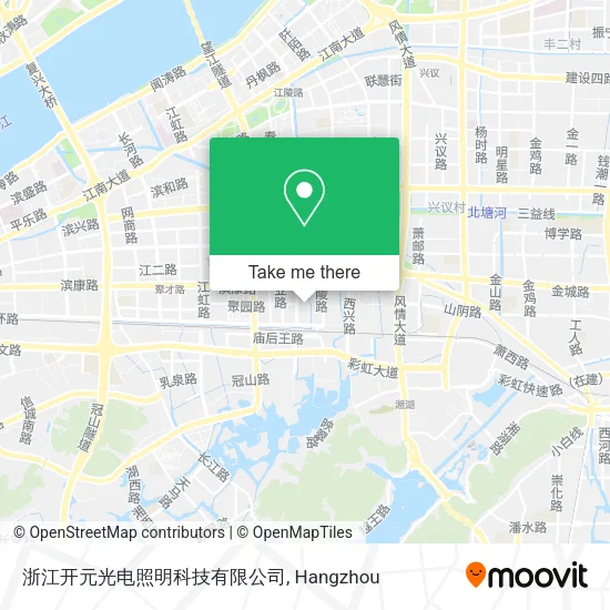 浙江开元光电照明科技有限公司 map