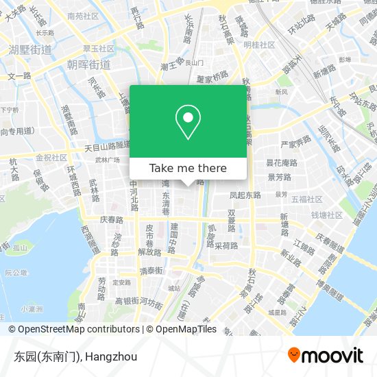 东园(东南门) map