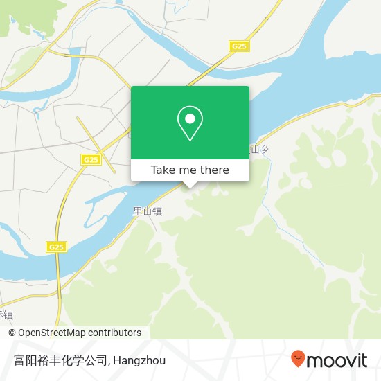 富阳裕丰化学公司 map