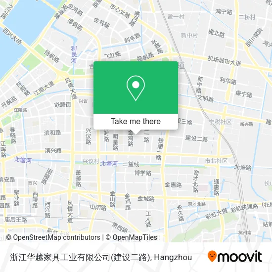 浙江华越家具工业有限公司(建设二路) map