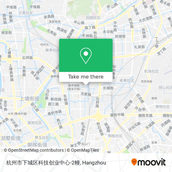 杭州市下城区科技创业中心-2幢 map