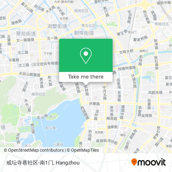 戒坛寺巷社区-南1门 map