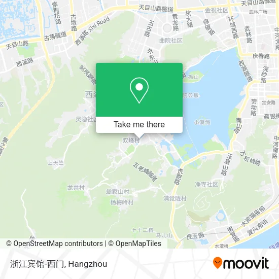 浙江宾馆-西门 map