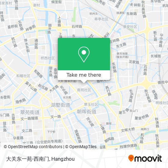 大关东一苑-西南门 map
