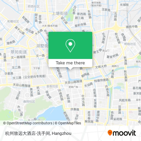 杭州致远大酒店-洗手间 map