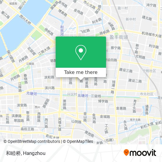 和睦桥 map