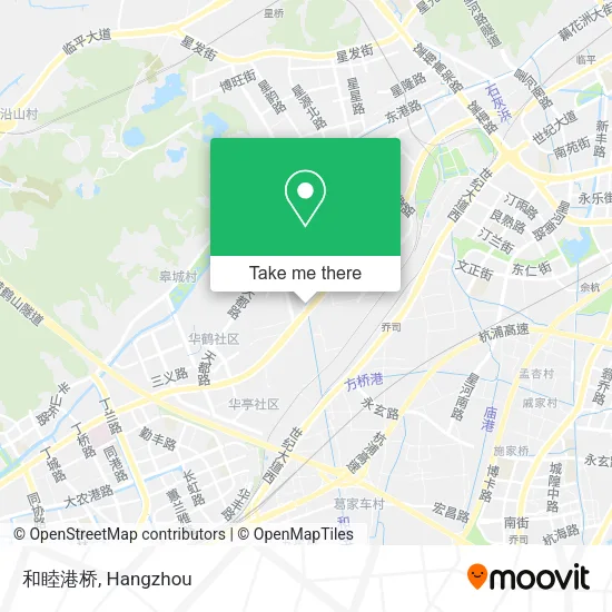 和睦港桥 map