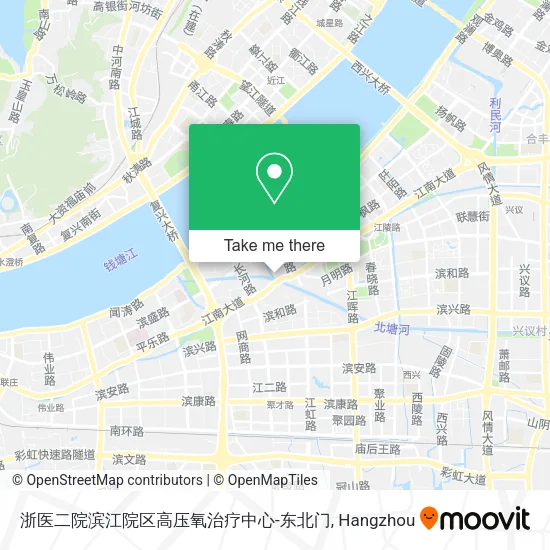 浙医二院滨江院区高压氧治疗中心-东北门 map