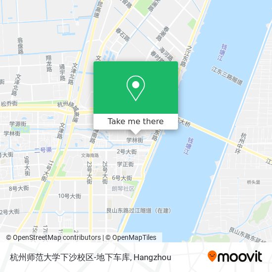杭州师范大学下沙校区-地下车库 map