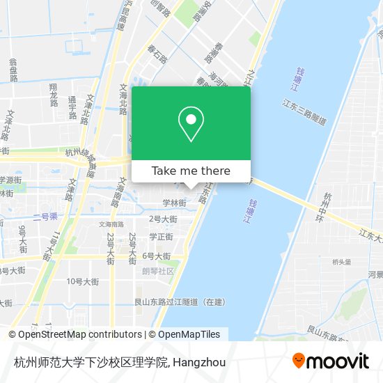杭州师范大学下沙校区理学院 map