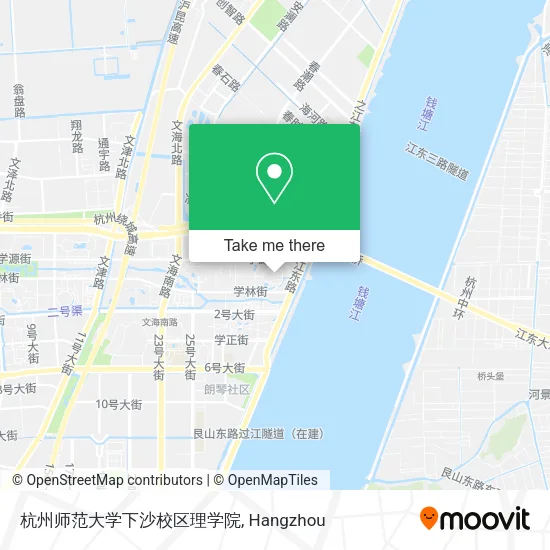 杭州师范大学下沙校区理学院 map