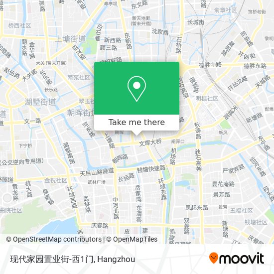 现代家园置业街-西1门 map