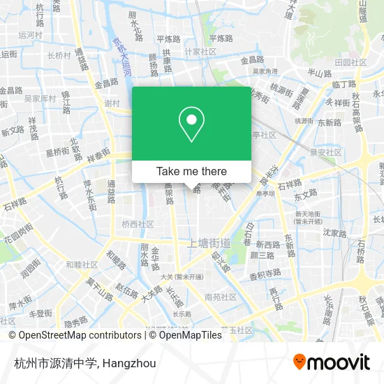 杭州市源清中学 map