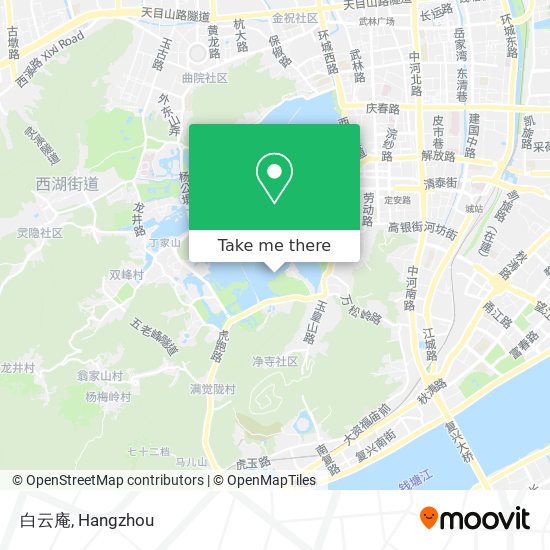 白云庵 map
