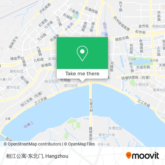 相江公寓-东北门 map