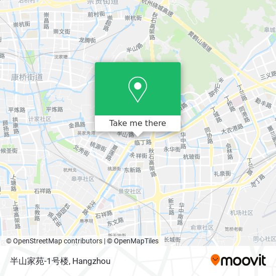 半山家苑-1号楼 map