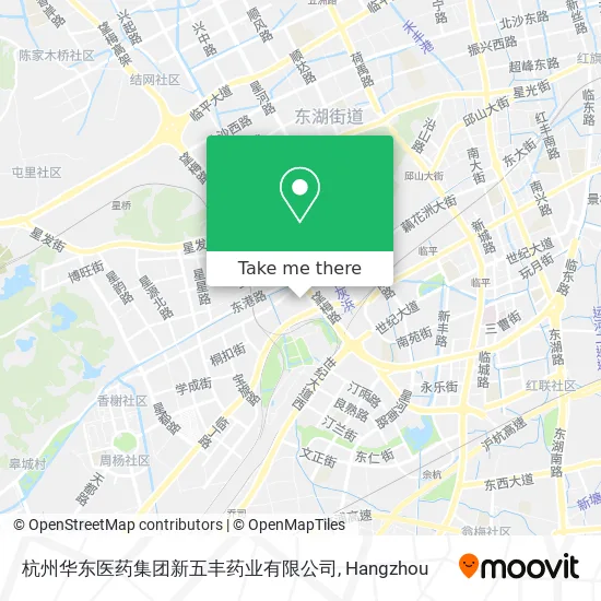 杭州华东医药集团新五丰药业有限公司 map