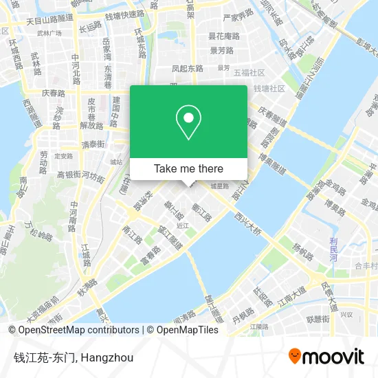 钱江苑-东门 map