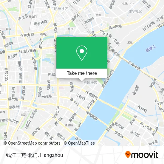 钱江三苑-北门 map