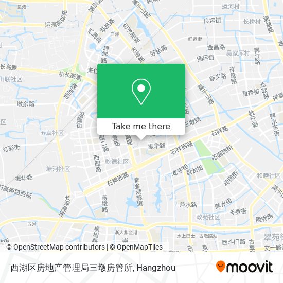 西湖区房地产管理局三墩房管所 map