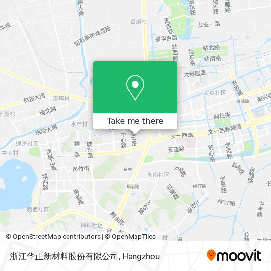浙江华正新材料股份有限公司 map