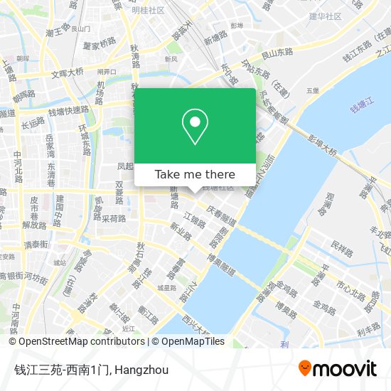 钱江三苑-西南1门 map
