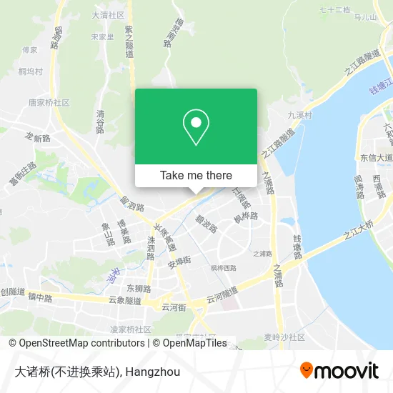 大诸桥(不进换乘站) map